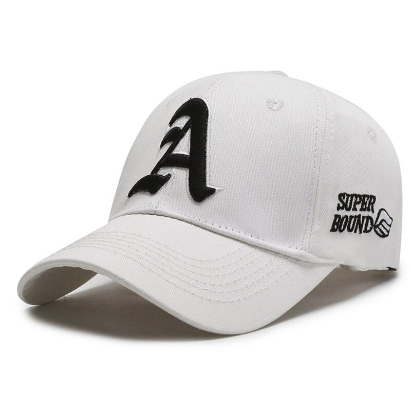 Sombrero de béisbol con bordado de letras para pareja, gorra ajustable antisol, transpirable, versátil, ropa de calle, regalo