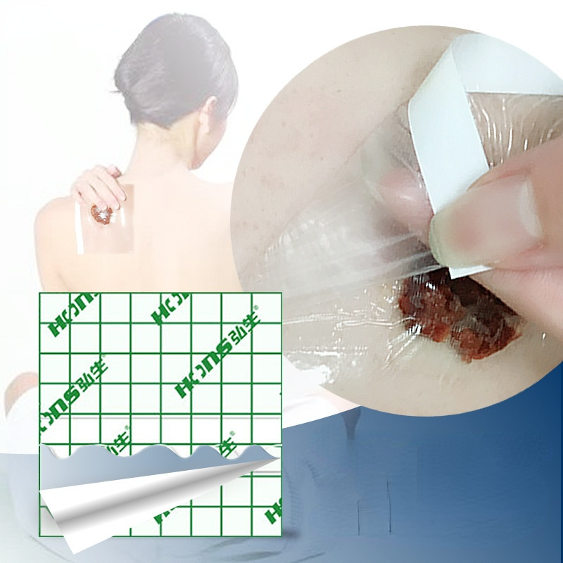 100 pz/lotto curvi PU Healing patch cerotto adesivo benda impermeabile traspirante pronto soccorso strisce per ferite da bagno nastro per medicazione