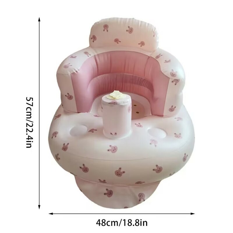 Krzesełko dla dziecka wielofunkcyjny nadmuchiwany fotel z PVC Sofa dziecięca fotelik łazienkowy dla niemowląt karmienie dziecka krzesło kąpielowe fotelik dla dziecka