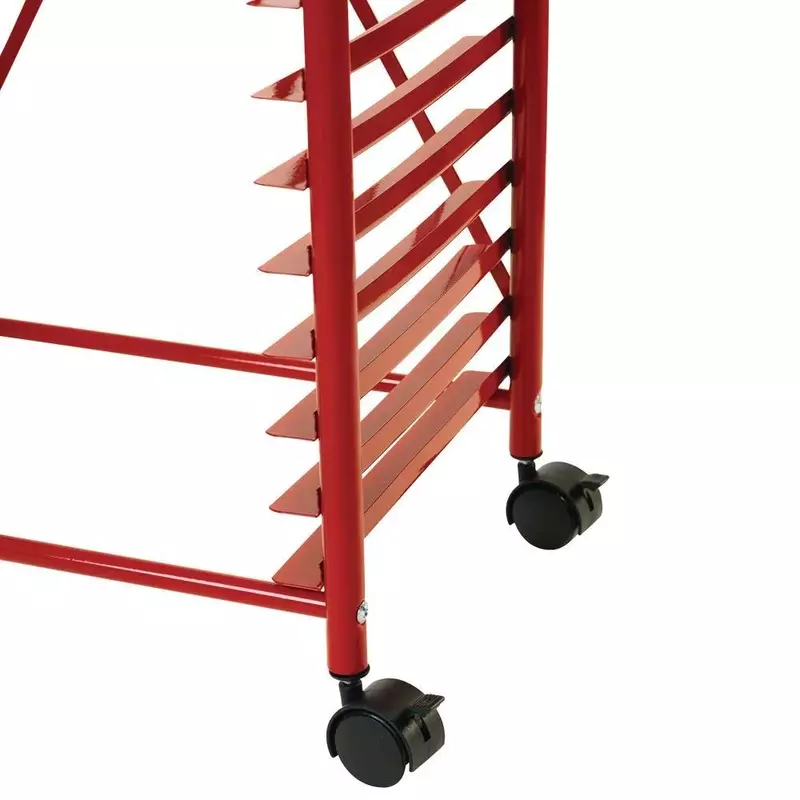 Mobile Art Rack, Easy Classroom Prep, Ideal for Paintings, Organize & Transport Art Materials, Manipulatives 20 Slots for Trays