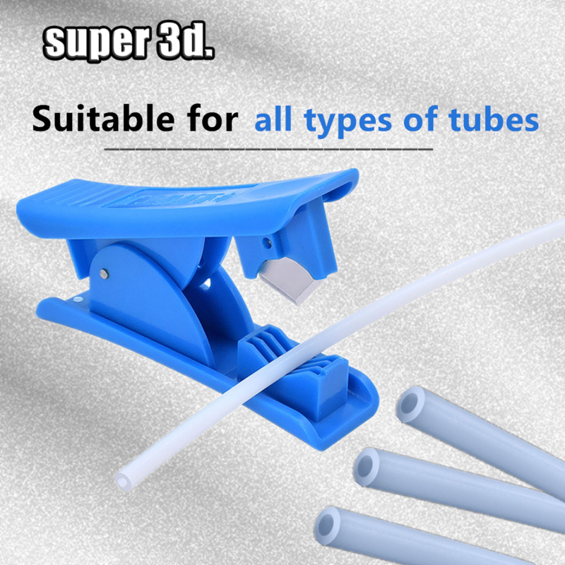 Cortador de tubos de PTFE, Mini cuchilla portátil para piezas de impresora 3D, herramientas de corte de nailon, PVC y PU