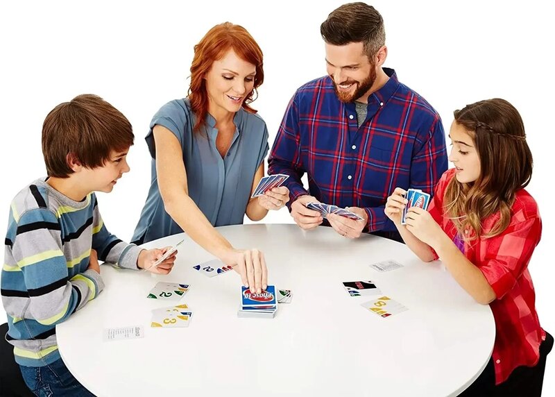 Jeu de société Uno Phase 10 Kartenspiel, cartes à jouer pour la famille