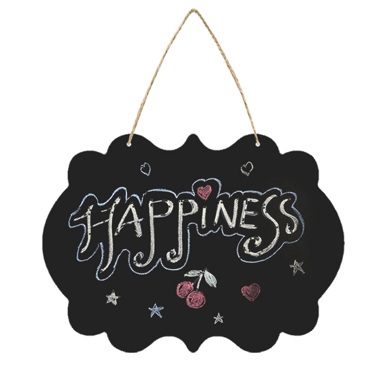 Wall Sign Decor Double-sided Blackboard Chalkboard Household Decorate Message Bamboo Reusable