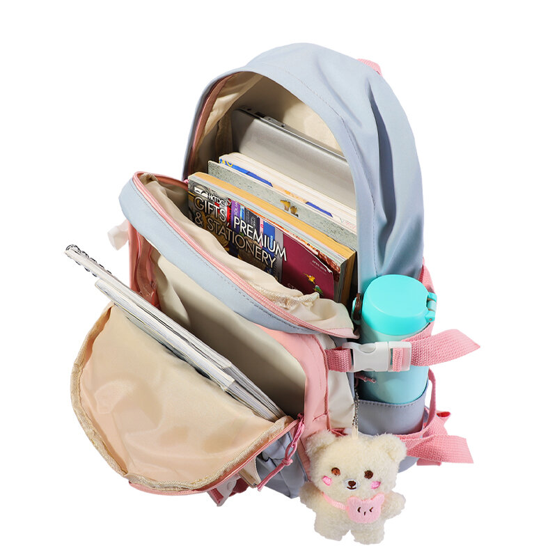 TINYAT милый женский школьный рюкзак, водонепроницаемая сумка для ноутбука для девочек, большая емкость, Студенческая сумка на плечо, модные корейские школьные сумки
