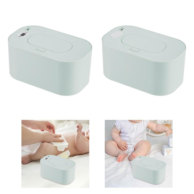 Heated Wipe Dispenser Reusable Tissue Warmer for Outdoor Home Traveling