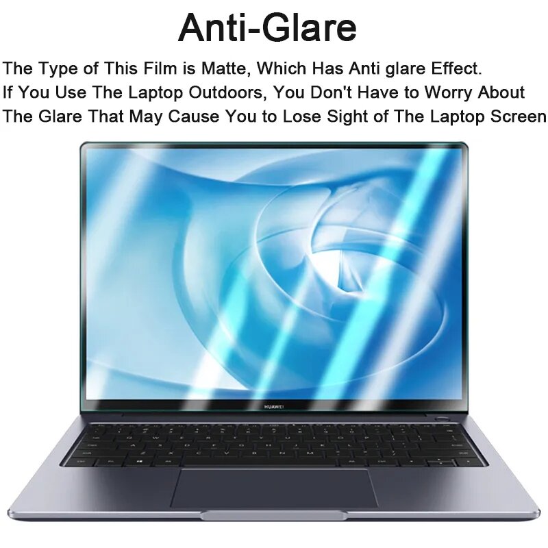 Protetor de tela anti-luz azul para laptop, Película Brilho, Huawei MateBook D14 D15 13 14X2020 X Pro 13.9, MagicBook 14 15 16