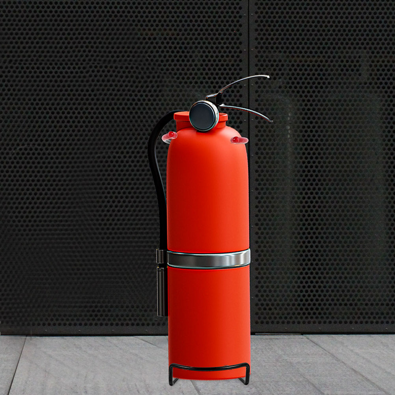 Colgador de extintor de incendios, montaje en pared, soporte de acero, 2 piezas