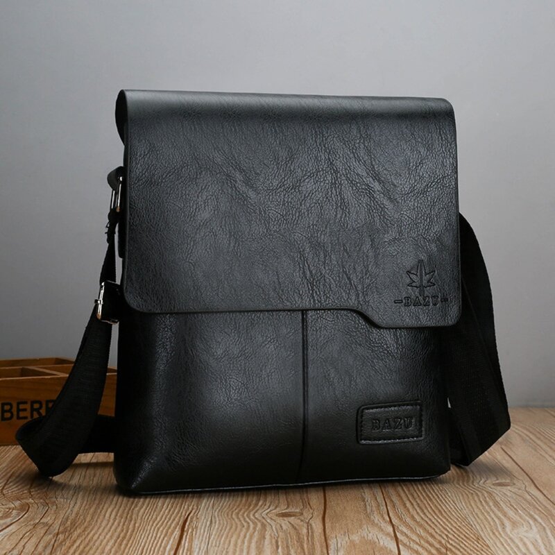Casual Man Messenger Bag New Men Handbag High-capacity Crossbody Bag Vintage Business Briefcase Pu Leather Shoulder Bags