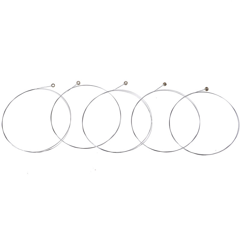 Cordes en acier argenté E-1 / B-2 pour cordes JEStrings acoustiques 4/5/6 pièces