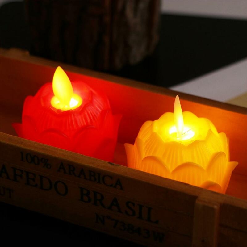 LED Floating Lotus Light para Festival, Lâmpada impermeável à noite, Lâmpada dos Desejos, Luz de lótus artificial, Boa sorte, Meio Outono