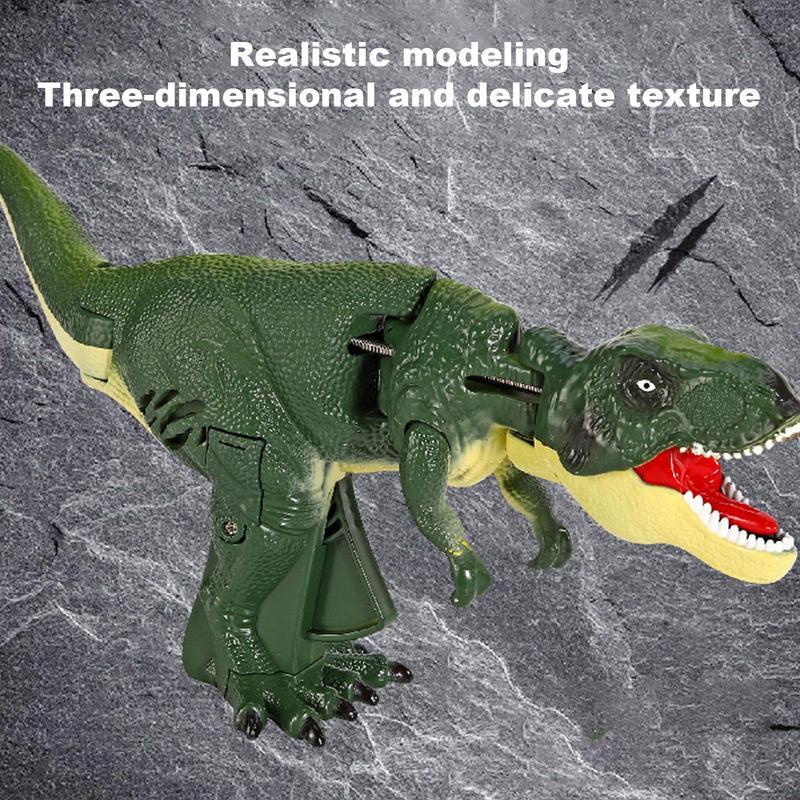 Zabawny dinozaur zabawki wyzwalają wyzwalacz dla dzieci tyranozaur elektryczny dinozaur zabawka ozdoba do ogrodów domów i komputerów stacjonarnych