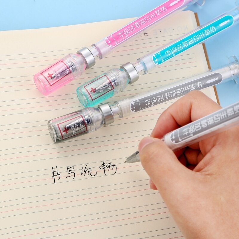 Stylos à seringue créatifs et amusants, nouveauté, stylos à bille médicaux, cadeau pour infirmières, infirmières et médecins, de