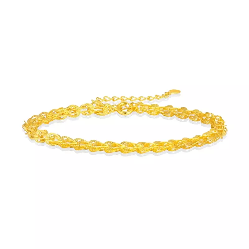 SB11 Gold Color Bracelet Women's Chain 18cm-19cm Chain Bracelet High Jewelry Accessories
