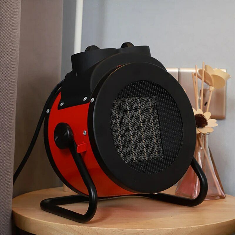 Portable Industrial Electric Heater Home Warm Air Blower High-power Air-Warm Heating Machine Bathroom Dryer Household Thermostat