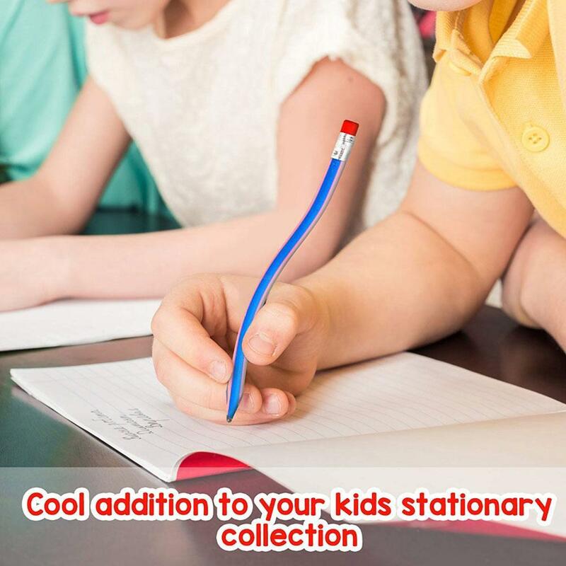 10pcs Soft Flexible Bendy Pencils Magic Bend Kids Children School Equipment Fun K0G1
