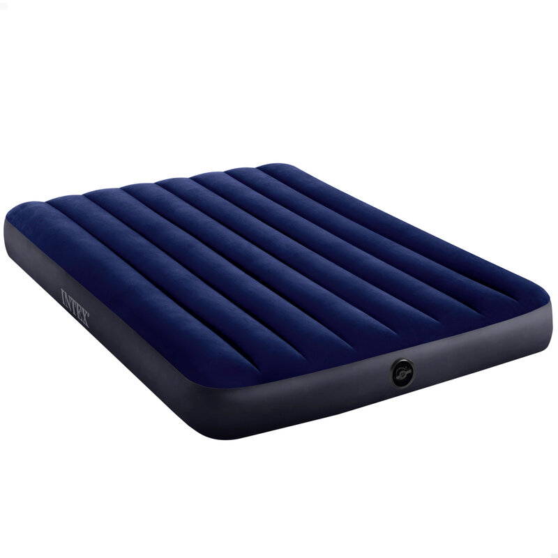 INTEX hard-Beam Classic Downy Single air bed, inflatable mattress bed, inflatable camping mattress, inflatable mattress