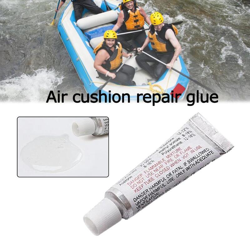 Riparazione Kit di riparazione colla vinilica adesiva in PVC per gonfiabili materasso ad aria a base d'acqua Patch adesivo piscina gonfiabile per barche Z5K7