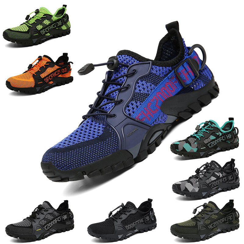 Chaussures de randonnée unisexes respirantes pour hommes, chaussures d'escalade à séchage rapide, de Sport décontractées, taille plus 36-50 #