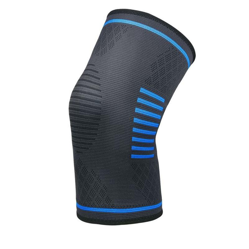 1Pair Unisex Compression Knee Support Sleeve Elastic Breathable Knee Pads BraceGym Sports Protector Basketball Volleyball Run