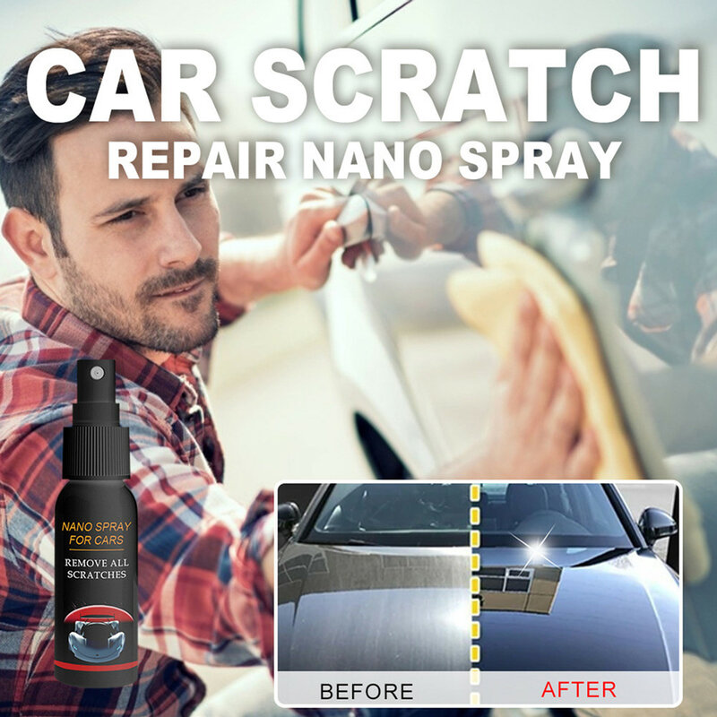 Spray de réparation rapide des rayures de voiture, 1 pièce, 30ml 