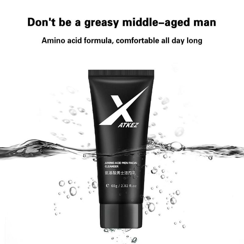 Krim BB Concealer pria 50g, kosmetik pelembap kontrol minyak Makeup dasar alami tahan air tahan keringat tahan lama