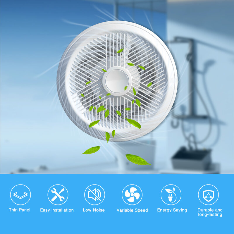 ECO Friendly Two Way Bathroom Exhaust Fan Ventilation Fan With Remote Control For Window Wall Mount Home Ventilation