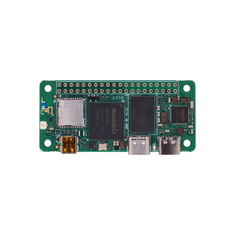 Radxa ZERO-ordenador de placa única, 3W, 2GB, RK3566, 4 núcleos, CPU SBC, GPU, NPU, HDMI con salida de 1080P, WiFi 6 y BT 5,4