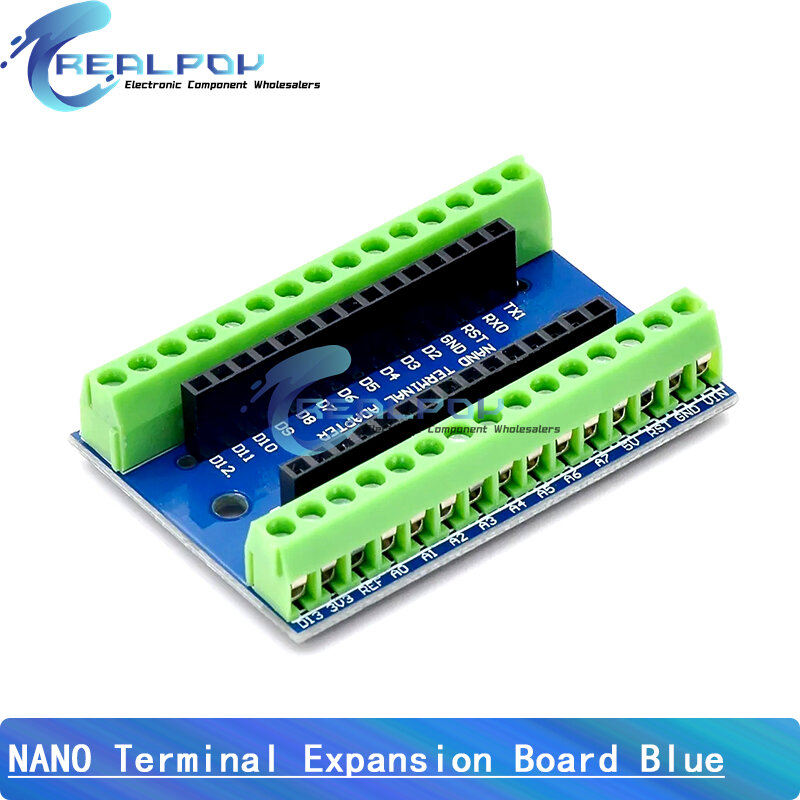 Adaptador de Terminal de controlador NANO V3.0 3,0, placa de expansión NANO IO Shield, placa de extensión Simple para Cable Arduino AVR ATMEGA328P