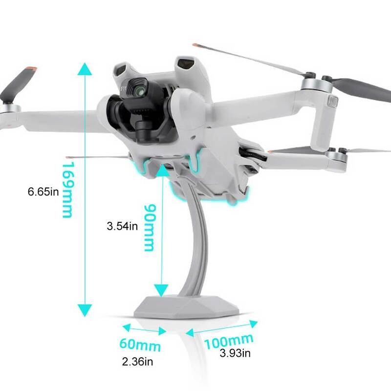 Dobrado Drone Destacável Display Stand Holder, Mount Bracket, Tabletop