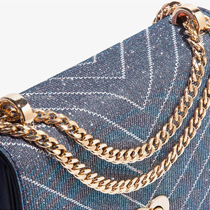 Женская сумка 120 см, алюминиевая цепочка, цвет: удерживающий золото, сделай сам, простая цепочка, металлическая цепочка, сменный ремешок на плечо для подмышек