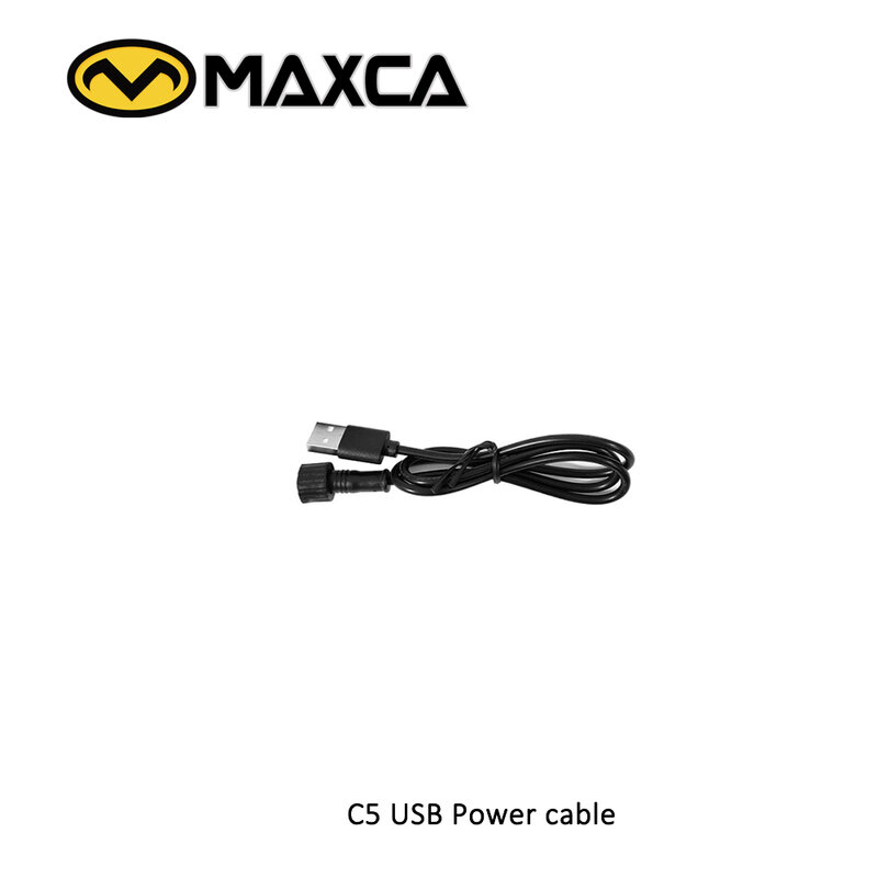 Sun visor Fall und Stromkabel für Maxca C5 Pro Android Auto Apple Carplay Motorrad Navigator Multimedia-Player Geröll