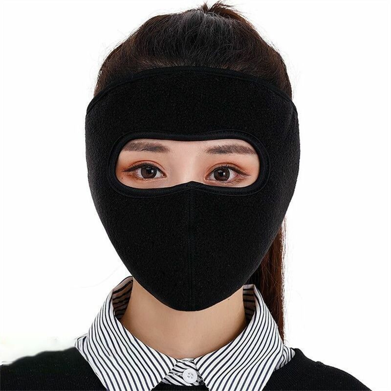 Зимняя теплая маска, модная Ветрозащитная маска для лица с защитой от холода, флисовый чехол для рта, для велоспорта на открытом воздухе
