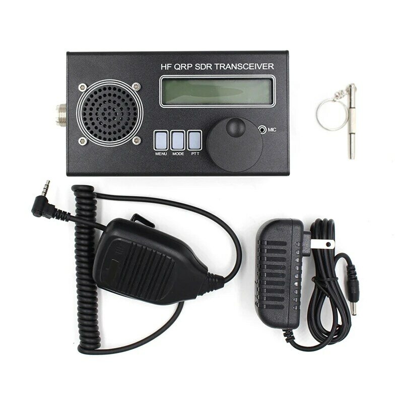 1 Set Draagbare Multifunctionele Kortegolf Radio Transceiver Usdx Qrp Sdr Radio Hobbyist Transceiver + Us Plug