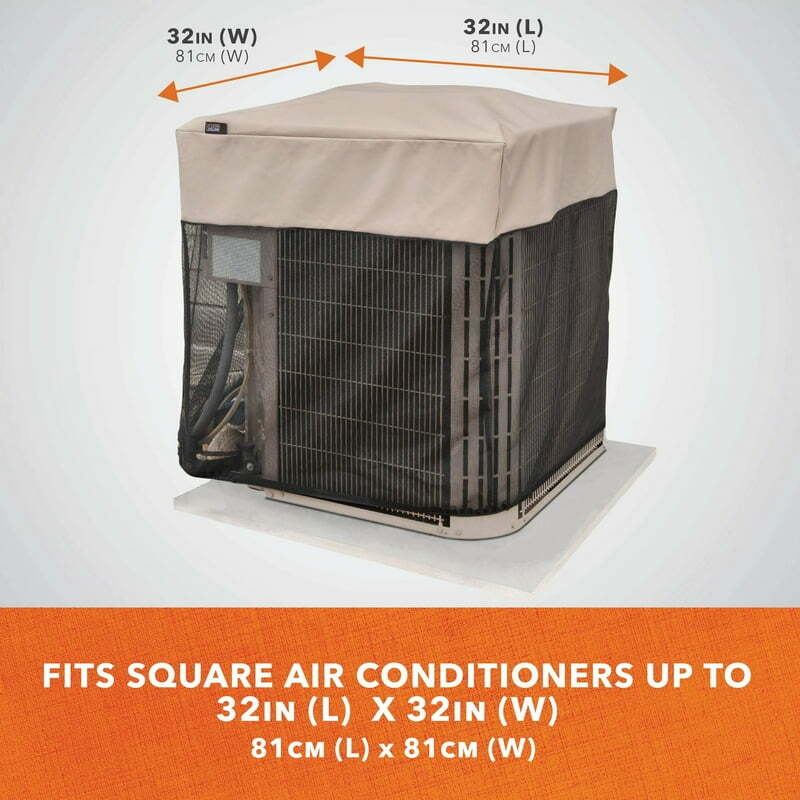 Cubierta cuadrada para aire acondicionado, 32