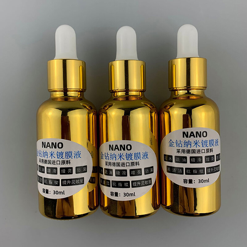 30ml Nano Liquid Displays chutz folie gebogen gehärtetes Glas Film Spray Kratz beschichtung mittel Reparatur Nano oleophobes Handy