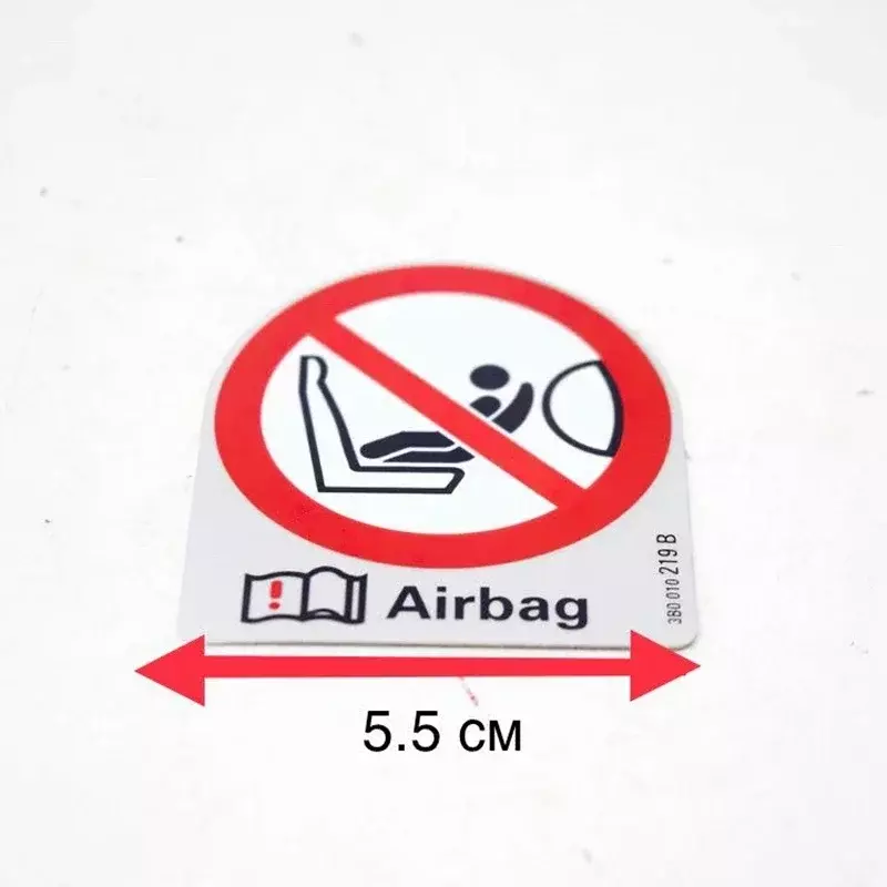 Pegatinas impermeables Para Coche, calcomanía de vinilo Para Airbag, accesorios Para Coche, estilo DIY, 5,5 cm x 5,5 cm