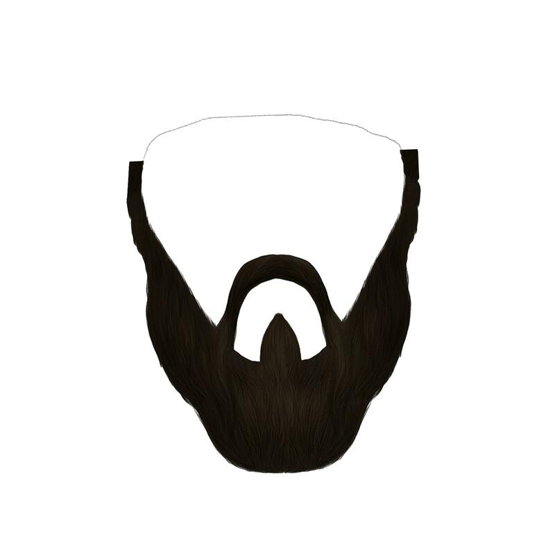 Fake Beard Party Costume Fancy Dress Novelty Masquerade Simulation for Adults Flannel Beard fake Beard Props Mustache