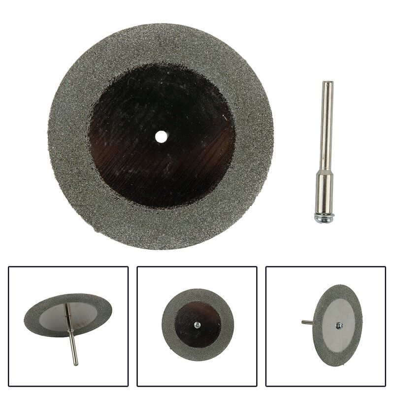 Cutting Wheel Blade Grinding Disc Kits Rotary Tool Workshop Accessories Jade Metal 2pcs Diamond Metal Hardness
