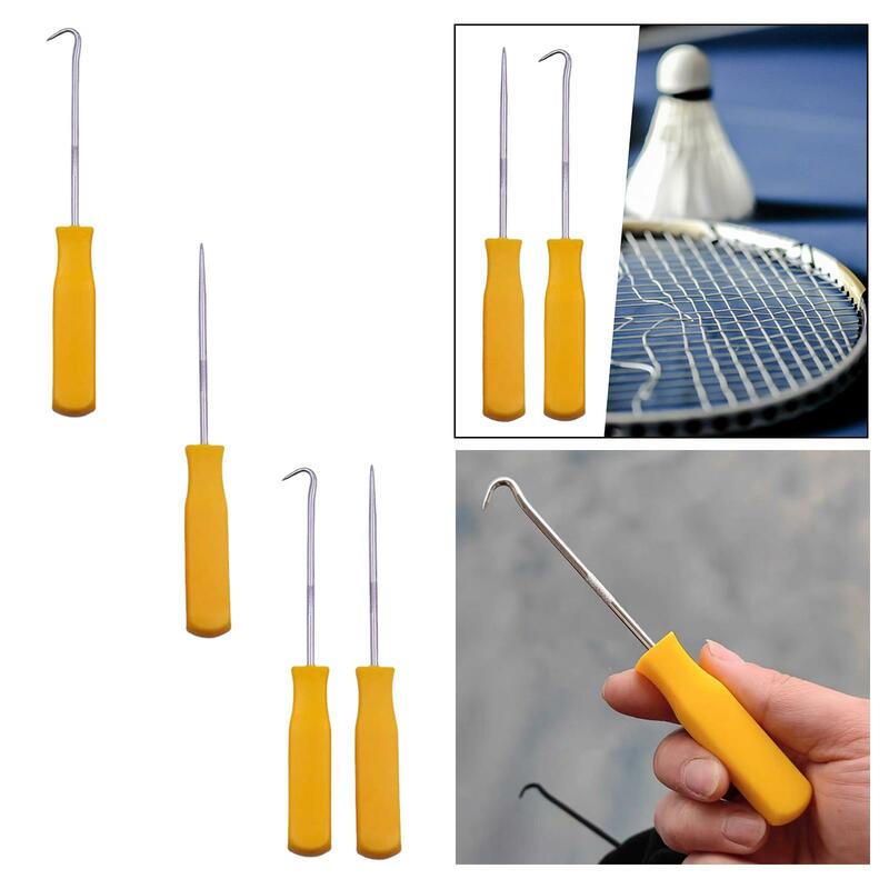 Herramienta de enhebrado de raqueta duradera y cómoda de usar, fija el enhebrado recto de raqueta