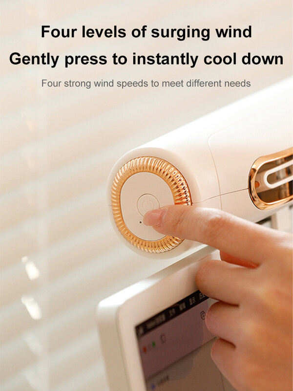 Ventilateur de bureau USB à clipser, angle réglable, mini refroidisseur d'air, pour la maison
