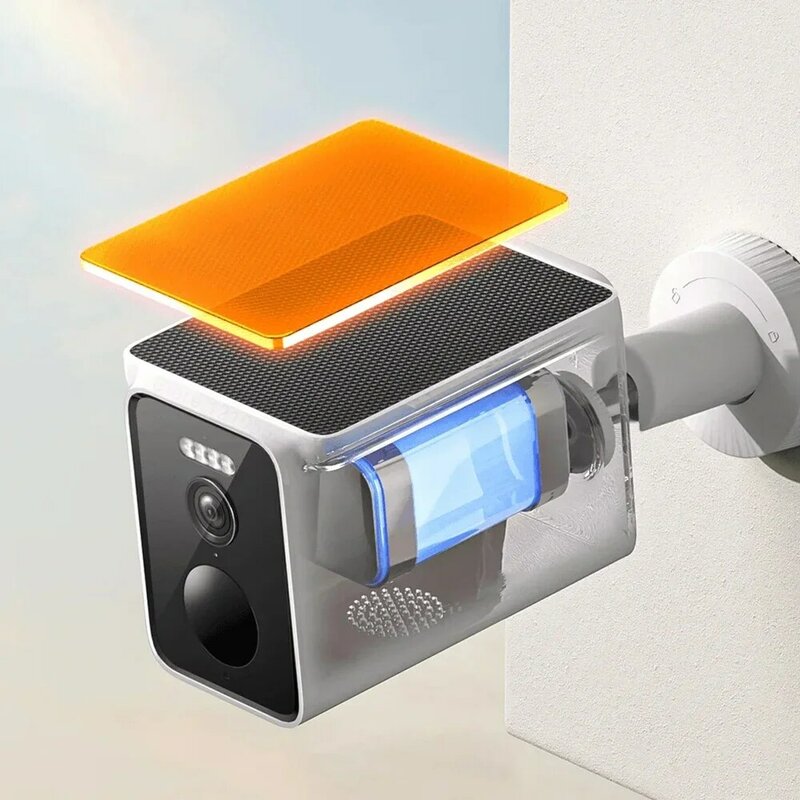 Global Version Solar Outdoor Camera Bw 400 Pro Set Solar-Powered Battery Full-Color Night Vision IP66 Cloud storage Alexa