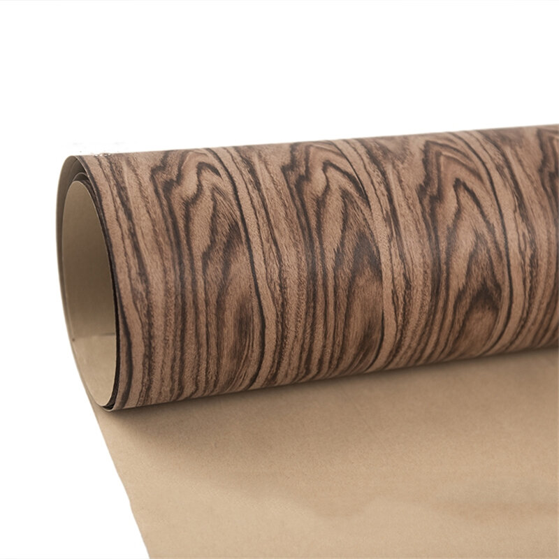 Naturalne, oryginalne fornir z drewna różanego Santos, okleina meblowa o wymiarach około 55cm x 2.5m o grubości 0.25mm C/C