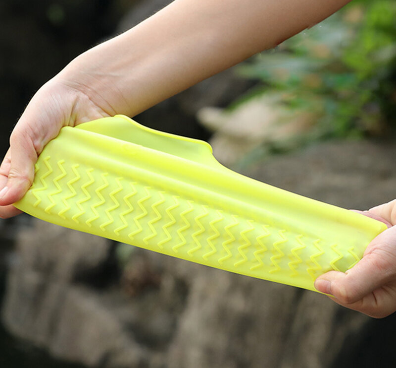 Siliconen waterdichte schoenafdekkingen S/m/L, herbruikbare niet-slip regenschoenhoezen, overschaduwt rubberen regenlaars voor regenachtige dag buiten