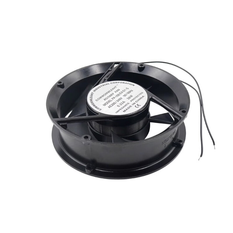 Ventilador de refrigeração circular do armário do metal, 17cm, 170mm x 50mm, 17050, CA 220V-240V, 17cm, novo