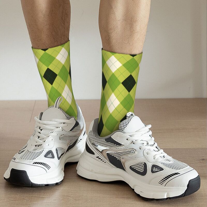 Golf Checkerd Socks Accessories For Men Women Cozy Socks Comfortable Best Gift Idea