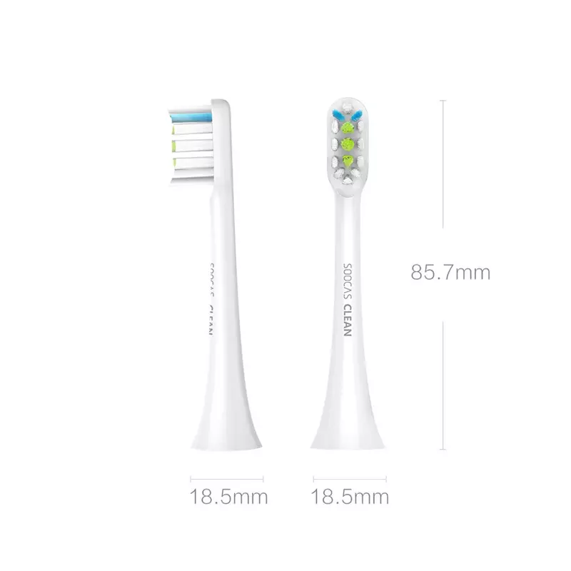 Original SOOCAS X3 X1 X5เปลี่ยนหัวแปรงสีฟัน SOOCARE X1 X3 Sonic ไฟฟ้าหัวแปรงสีฟันหัวฉีดสมาร์ทแปรงสีฟัน