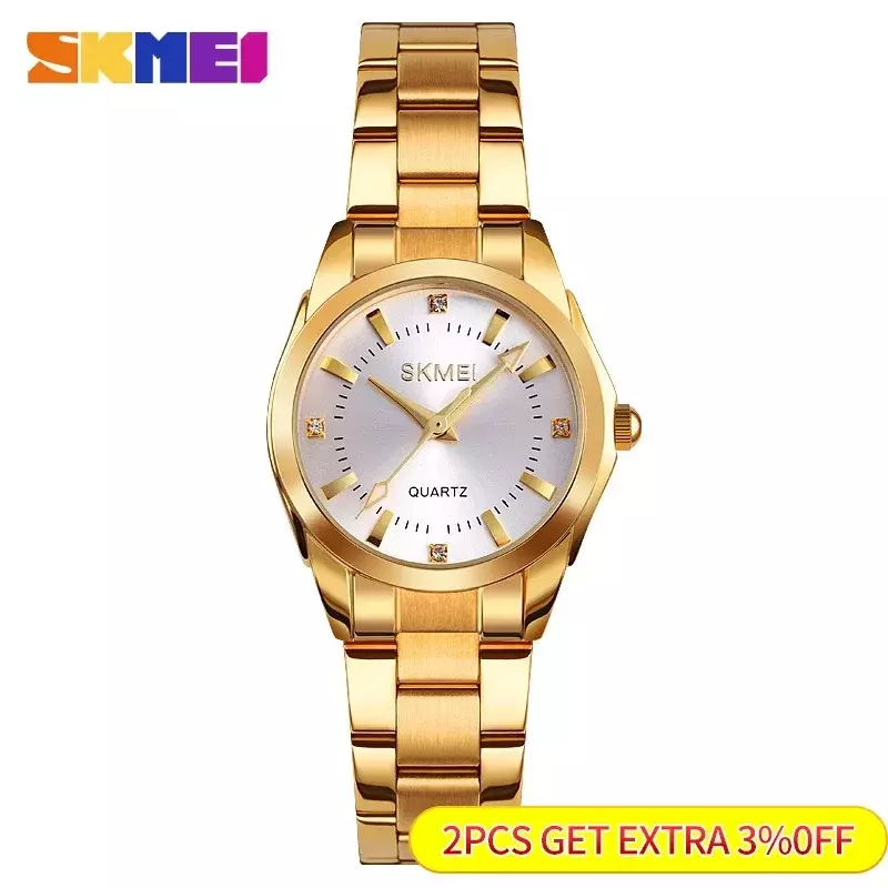 SKMEI1620-Quartz relógios para mulheres, movimento japão, luxo, fino, senhora, hora, simples, moda