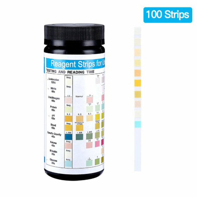 URS-10T Urine Test Strips Strips Test 100 Strips For Urine Testing Reagent Urinalysis Strips URS-10T Urine Test Strips Protein