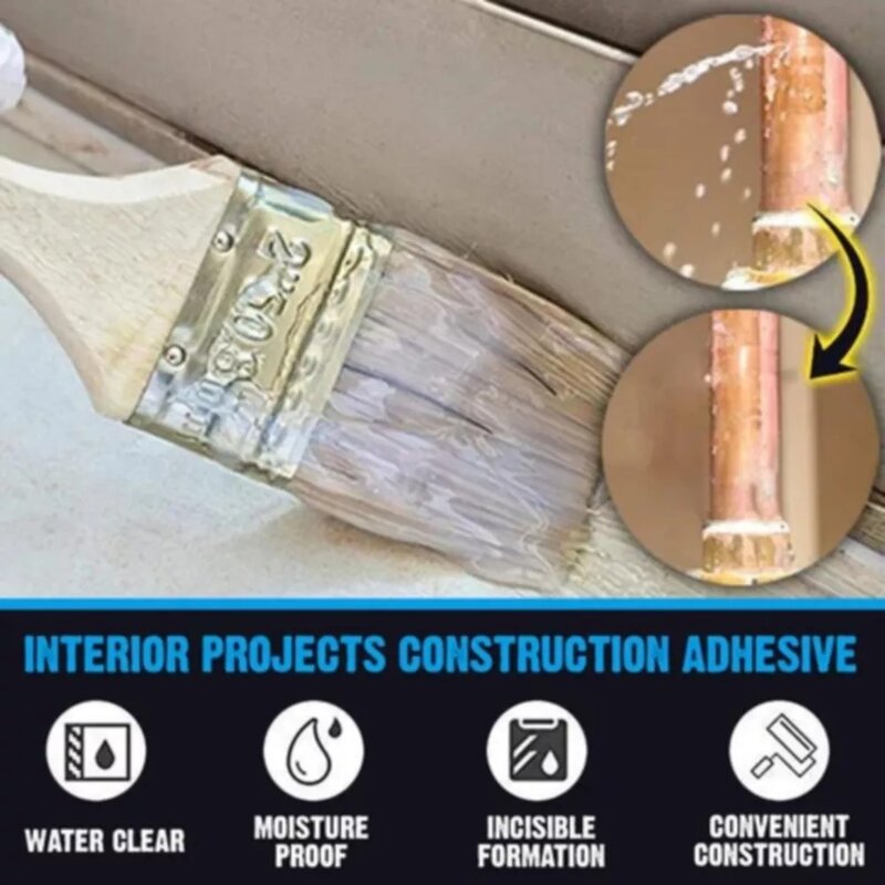 Водонепроницаемый герметик прозрачный клей для туалета антиутечка нано-клей для ремонта крыши сломанное вещество герметик уплотнительные Инструменты для ремонта