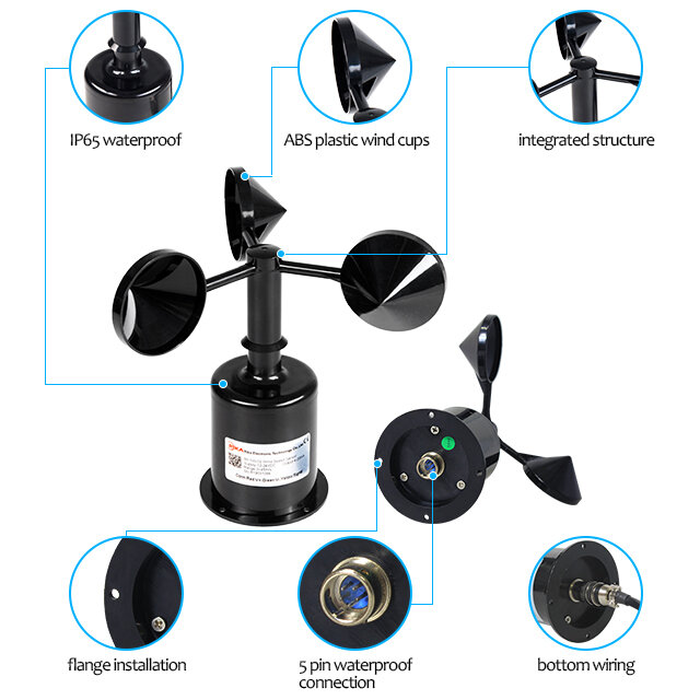 Original Brand New Other Air Fan Anemometer 4-20ma Output Cup Sensor Wind Speed Sensor,anemometer